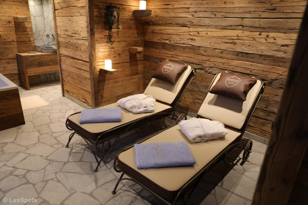 Ruheliegen im SPA des Alm-Chalets Prechtlgut